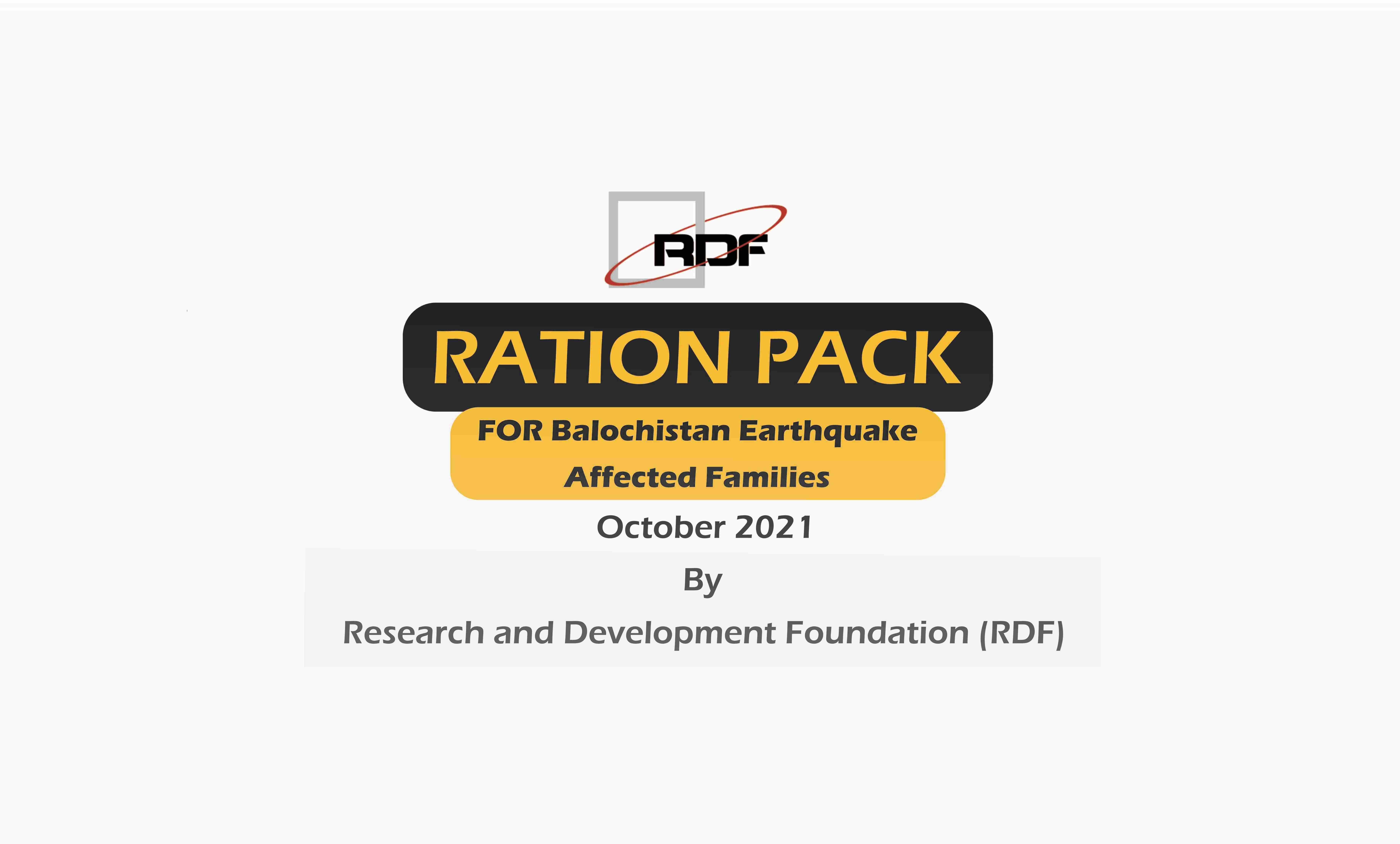 Distribution of Ration Packs
