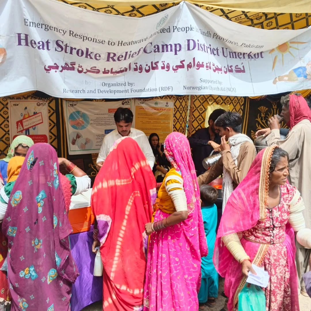 RDF’s Heat Stroke Relief Camps Continue Supporting Vulnerable Communities in Umerkot