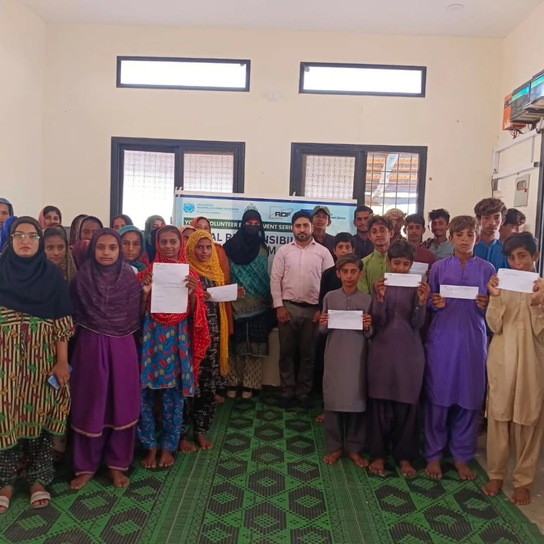 Youth Inspired Through Social Responsibility & Volunteerism Session in Thatta